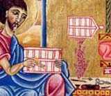 St Luke as a scribe