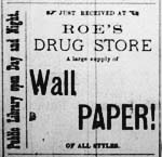 Row' Drugstore Ad