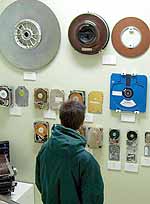 Exibit of computer hard discs